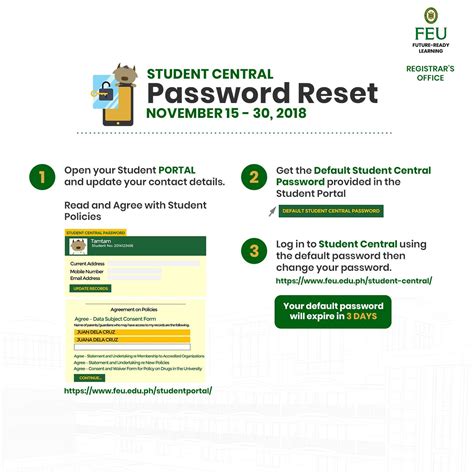 eastern university password reset